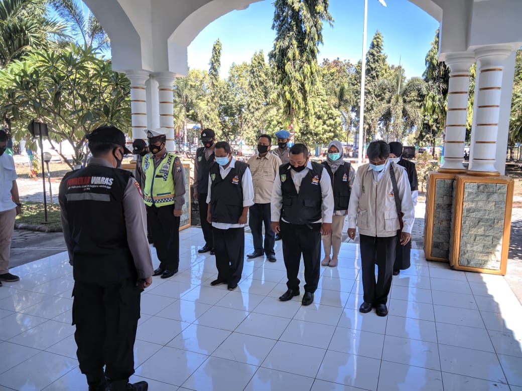 APEL GIAT OPS PENERAPAN DISIPLIN DAN PENEGAKAN HUKUM PROTOKOL KESEHATAN DI WILAYAH KELURAHAN MOJOREJO