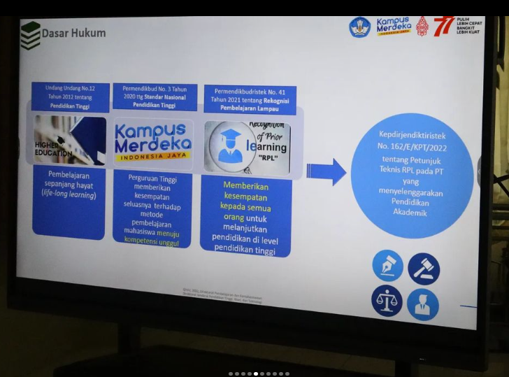 Sosialisasi Program Kuliah RPL dari Unmer Madiun dan Sosialisasi dari Biro Umroh Sabella Madiun