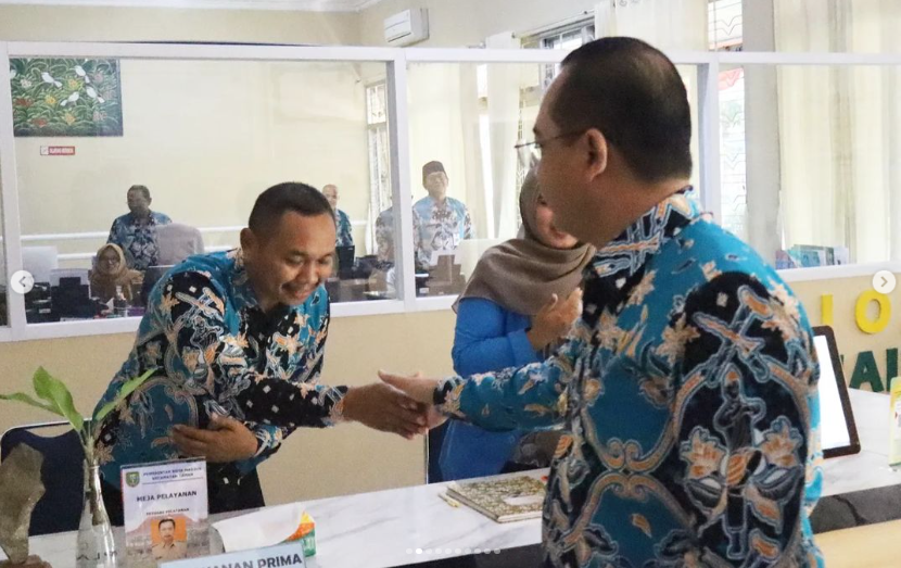 Kunjungan Kerja Pj. Wali Kota Madiun di Kantor Kecamatan Taman